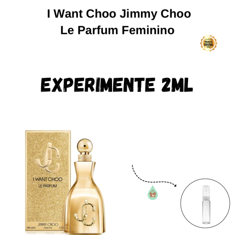 Fracionado 2ml I Want Choo Jimmy Choo Le Parfum Feminino