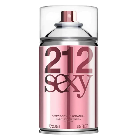 250ml Body Spray 212 Sexy Carolina Herrera Feminino
