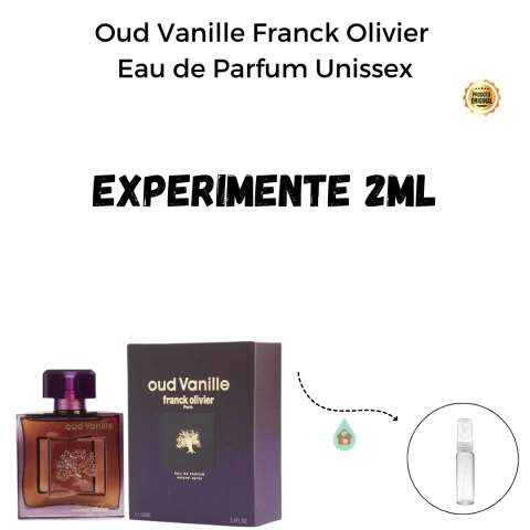 Fracionado 2ml Oud Vanille Franck Olivier Eau de Parfum Unissex