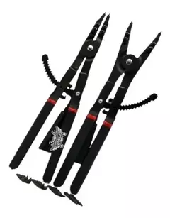 2 X Pinza Seeger Seguer 16 Pulgadas Abrir Cerrar Eurotech - Herramientas Dali