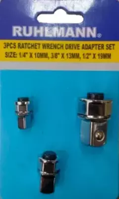 Adaptador P/ Llave Combinada Para Crique X 3 Unidades Ru8580 - Herramientas Dali