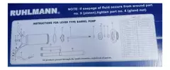 Bomba Trasvase Palanca Liquidos Corrosivos Ruhlmann Ru12002 - tienda online