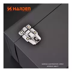 Caja Herramientas Metálica 48cm Reforzada Harden Gris Oscuro en internet