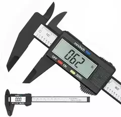 Calibre Digital Fibra De Carbono 150mm Visor Ru47025 - comprar online