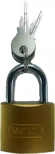 Candado Hierro Bronceado 32mm 3 Llaves Davidson Da1285 - comprar online