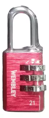 Candado Seguridad Combinación Numérica 21mm Wembley 7881 en internet