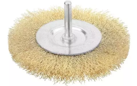 Cepillo Circular Con Eje 100mm Taladro Harden 611523
