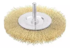 Cepillo Circular Con Eje 75mm Taladro Harden Profesional