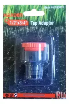 Conector Acople Manguera 1/2 A 3/4 Jardineria Harden 633013 - comprar online