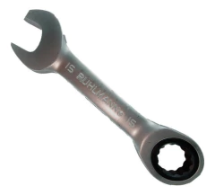 Llave Combinada 15mm Corta Con Crique Ruhlmann Ru5207