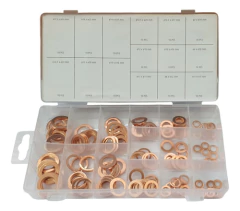 Kit Surtido 150 Arandelas Planas Sellado Eurotech 15 Tamaños - comprar online