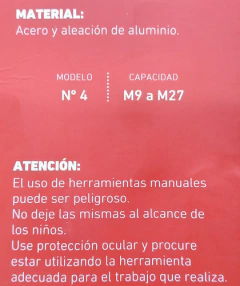 Manija Gira Porta Macho M9 Mm A M27 Mm Wembley 6392 N 4 6392 - tienda online