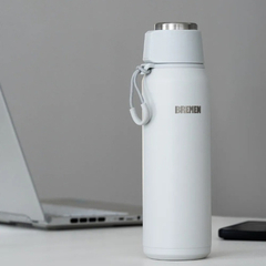 Termo Bremen Pico Cebador 600ml 0.6l Gris Acero Inox 8210 en internet