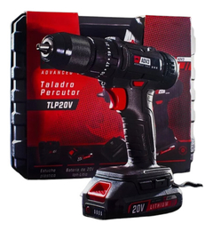 Taladro Percutor A Bateria 20v 13mm Adv3 Con Maletin Tlp20v