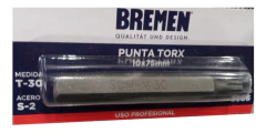 Punta Hexa. Torx T 30 Encastre 10mm Largo 75mm Bremen 5506 en internet