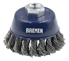 Cepillo Bremen Copa Amoladora Angular 3 PuLG Trenzado 8049