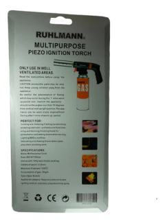 Soplete Flambeador Soldador Encendido Electronico Ruhlmann - tienda online
