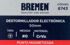 Destornillador Philips Ph0 Para Electronica Bremen 6743 - comprar online