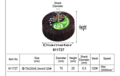 Lija Montada Flap 75mm X 25mm G80 Harden 611727 - comprar online