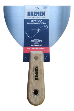 Espatula Albanil Bremen Mango Madera 6 Pulgadas 152mm 5536 - comprar online