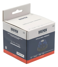 Imagen de Cepillo Bremen Copa Amoladora Angular 3 PuLG Trenzado 8049