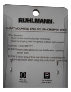 Cepillo Brocha Taladro Descarbonizador 24 Mm Bronce Ruhlmann en internet