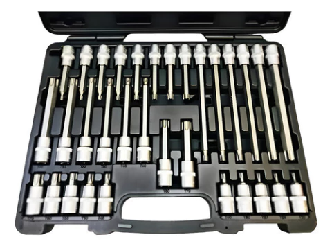 Set Juego De Puntas Torx T20 A T70 ( 32 Piezas ) Gd Tools