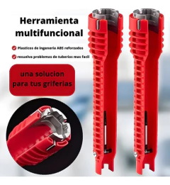 Llave Multiple Plomeria Baños Monocomando Lavatorio Grifo
