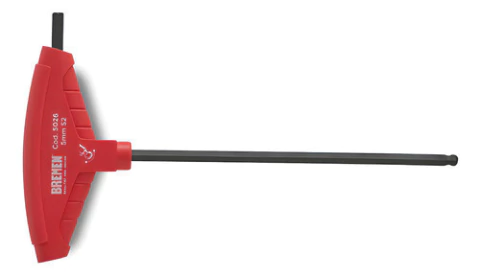 Llave Allen Tipo T Bremen 4 Milimetros Punta Bola 5025