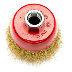 Cepillo Copa Acero Rizado Amoladora 100mm 3255 Bremen