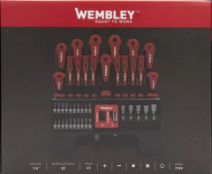 Set Destornilladores Puntas Y Tubos Wembley 43 Piezas 7799 en internet