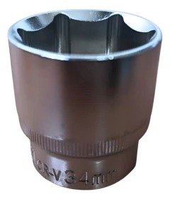 Tubo Bocallave Bremen Hexagonal Corto 34 Mm Enc 1/2 8418