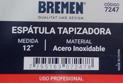 Espatula De 12 Pulgadas Tapizadora En Seco Yeso Bremen 7247 - comprar online