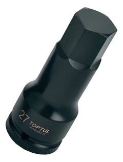 Tubo Bocallave Punta Hexagonal Allen Imp 27mm Enc 3/4 Toptul