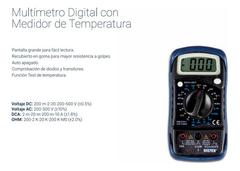 Tester Multimetro Digital Medidor Temperatura Bremen 6692 en internet