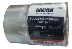 Tubo Bocallave Estriada 1 Pulgada Encastre 3/4 Bremen 3798 - Herramientas Dali