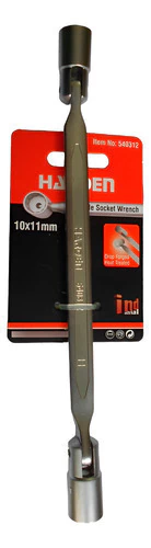 Llave Pipa Articulada Doble Boca Harden 10mm / 11mm 540312