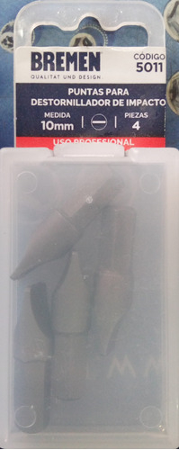 Punta Plana 8mm Destornillador Impacto 5/16 Bremen 5010 X4u - comprar online