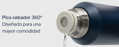 Termo Bremen 1l 1 Litro Acero Inox Tapa Magnetica Gris