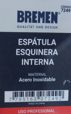 Espatula Esquina Durlock Interior Yesero Interno Bremen 7249 - Herramientas Dali