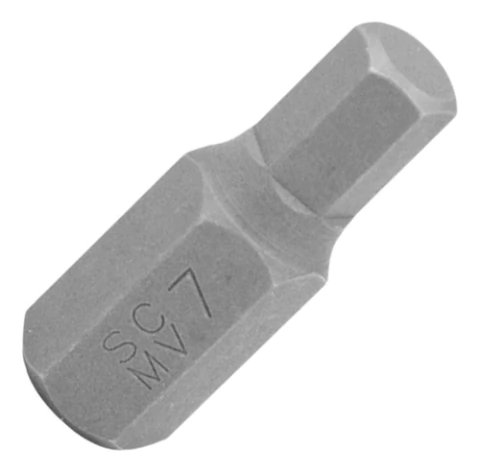 Punta Hex. Allen 7mm Encastre 10mm Largo 30mm Bremen 5461