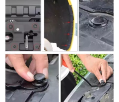 Imagen de Kit Surtido 415 Remaches Clip Y Sacaclip Eurotech Eu6650