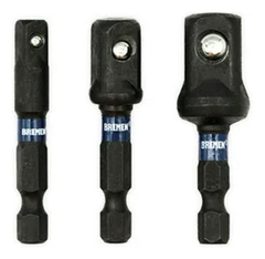 Set Adaptador Taladro Impacto 1/4 - 1/4 3/8 1/2 Bremen 7871