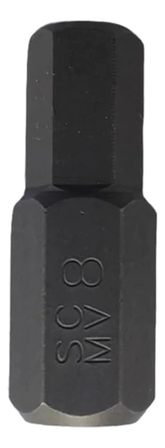 Punta Hex. Allen 8mm Encastre 10mm Largo 30mm Bremen 5462 - tienda online