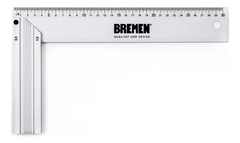 Escuadra De Aluminio 30cm Reforzada Profesional Bremen 6824