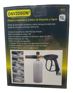 Imagen de Pistola Foam Lance Limpiadora Cañon Espuma Y Agua Davidson