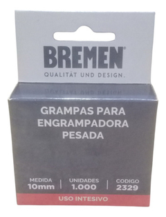Grampas Para Engrampadora Manual Pesada Bremen 2329 10mm - comprar online