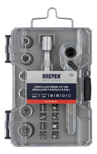Mini Juego Bremen De Tubos Puntas Crique 18 Pzs Enc 1/4 7782
