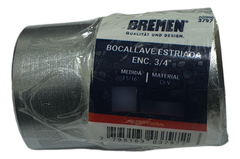 Tubo Bocallave Estriada 15/16 Encastre 3/4 Bremen 3797 - comprar online