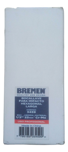 Tubo Enc 1/2 P/ Impacto De 22 Mm Bremen 3459